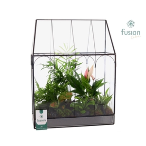 Metaal Geometrisch Large planter met Arrangement