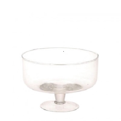 <h4>Glass Bowl/foot d19*13cm</h4>