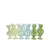 Sunny Fresh Green Mix Glass Vase Ass 10x10x20cm