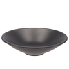 Ceramic Bowl Graphite Flat Round 40x11cm Nm