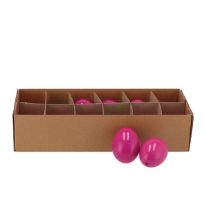 Eggs Kippen Fuchsia Per 12 5x6cm