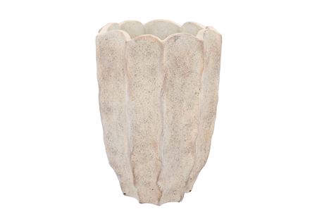 <h4>Alaska Wavy Sand Vase 19x18x26cm</h4>