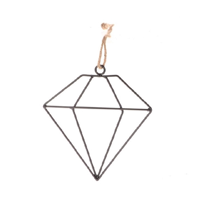 <h4>Opruiming Kerst Deco hanger diamant d15*17.5cm</h4>