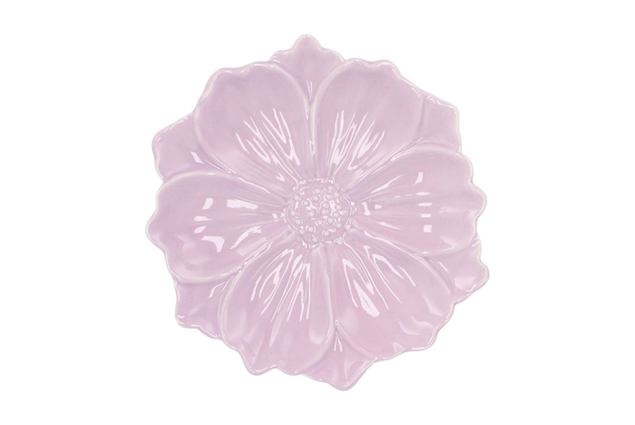 Bloom Cosmea Plate Lilac 24x24x4cm