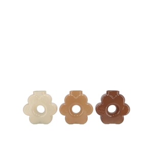 Livia Natural Brown Mix Vase Ass 16x6x16cm