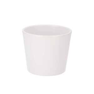 Ceramic White Matt Pot 13cm