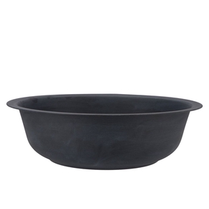 Zinc Bowl Matt Black 40x12cm