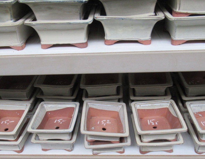 <h4>Bonsai pot square, white (18,5x18,5x8)</h4>