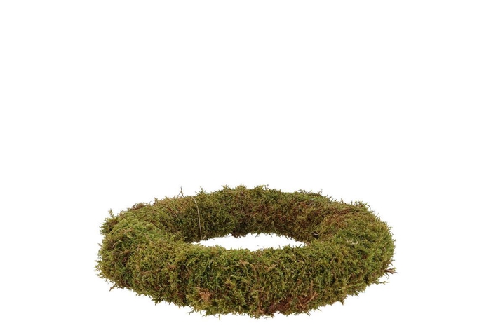 Nature Wreath Green Moss 20cm