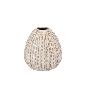 Pearl Grey Vase 12x12x12cmn Nm