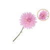Silk Dahlia Pointy Light Purple 65cm Nm