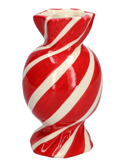 <h4>DF11-666581700 - Vase Candy1 d9/11.5xh20 red</h4>