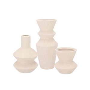 Lisboa White Vase Bubble S/3 11x11/11x16/10x24