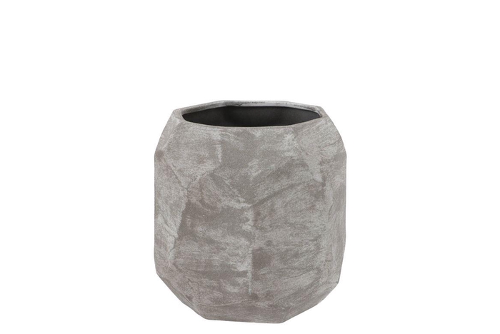<h4>Sintra Grey Pot 15x15x14cm Nm</h4>