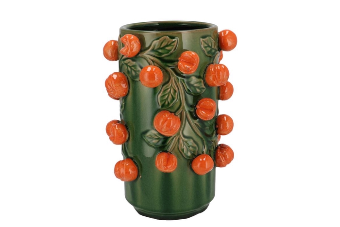 <h4>Fruit Mandarin Green Cilinder 21x31cm</h4>