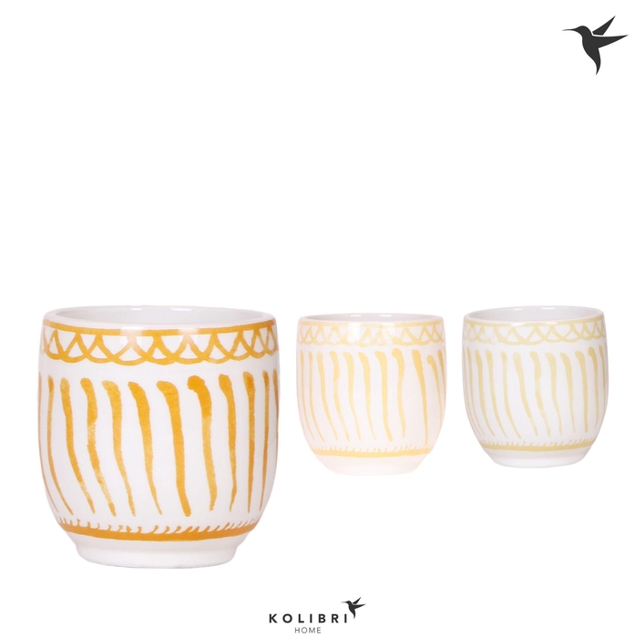 <h4>Kolibri Home Granada pot yellow mix</h4>