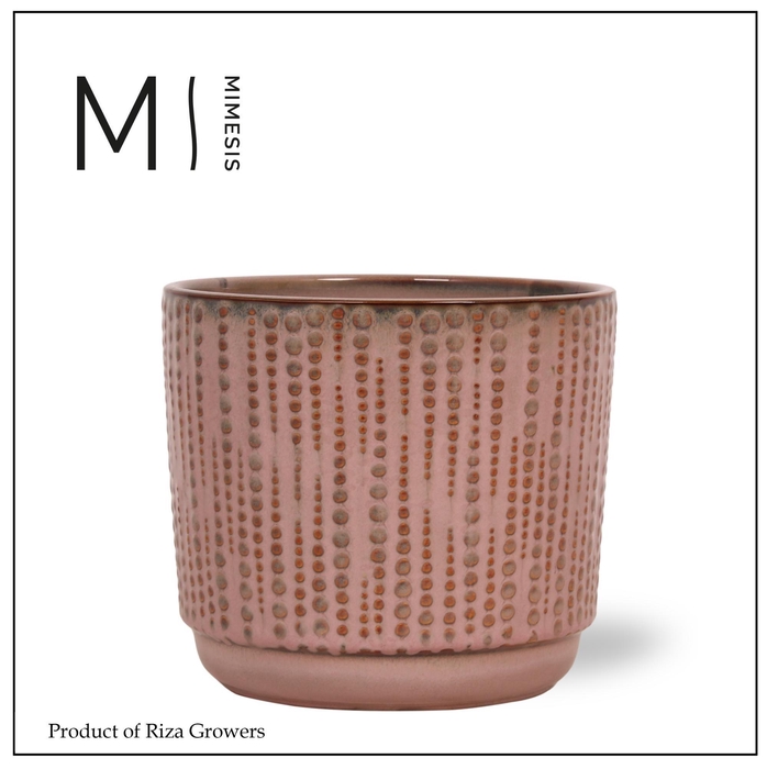 <h4>Mimesis Pottery Ceramic Cille Old Pink - 17cm</h4>