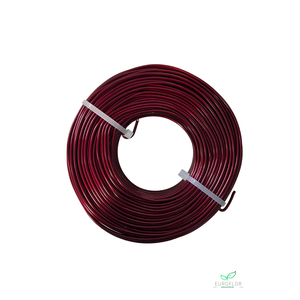 ALUMINIUM WIRE 2MM BORDEAUX 60M 500GR