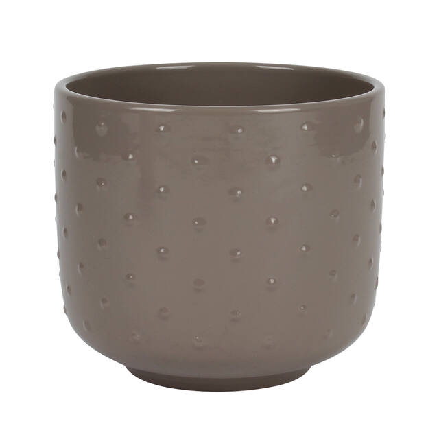 <h4>Pot Baku ceramics Ø13xH12cm grey</h4>