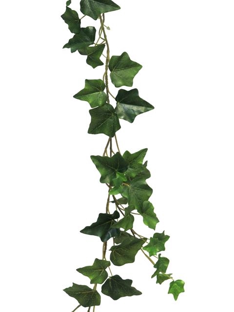 SILK FLOWERS - IVY CHICAGO GARLAND GREEN 180CM 98LEAVES