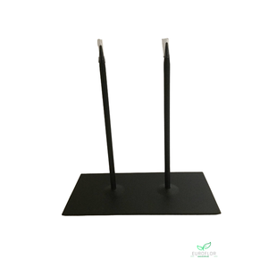 METAL FRAME STAND BLACK 20X10XH20CM 2 PINS