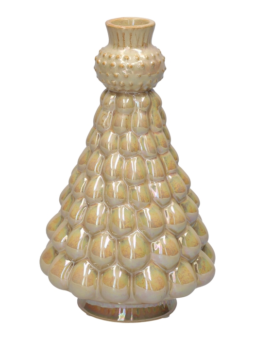 <h4>DF03-751626100 - Bottle Brux dots d2.8/9.8xh15.5 cream</h4>