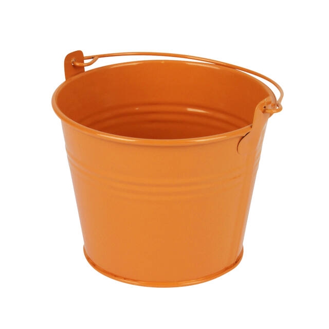 <h4>Bucket Sevilla zinc 11.7xH9cm ES10.5 orange gloss</h4>