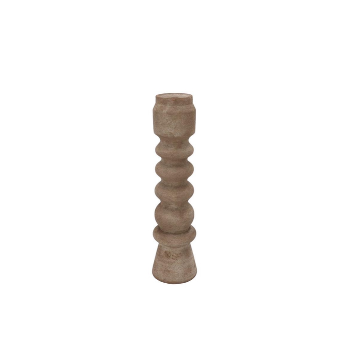 <h4>Florence Antique Bronze Candle H Swirl 10x10x39cm</h4>