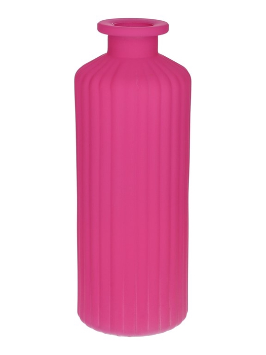 <h4>Bottle Caro lines d4.5/7.5xh20 fuch</h4>