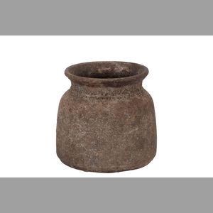 Bali Indonesian Grey Jug 17x16cm