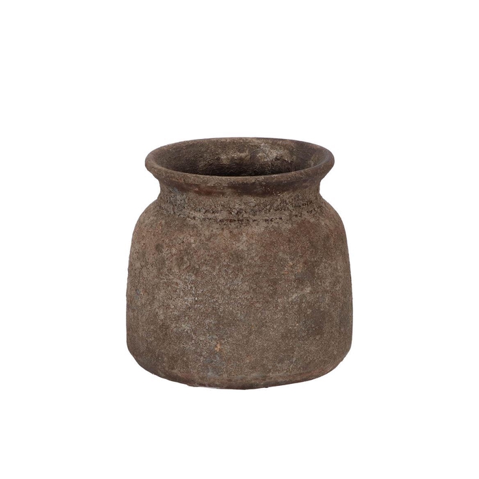 <h4>Bali Indonesian Grey Jug 17x16cm</h4>