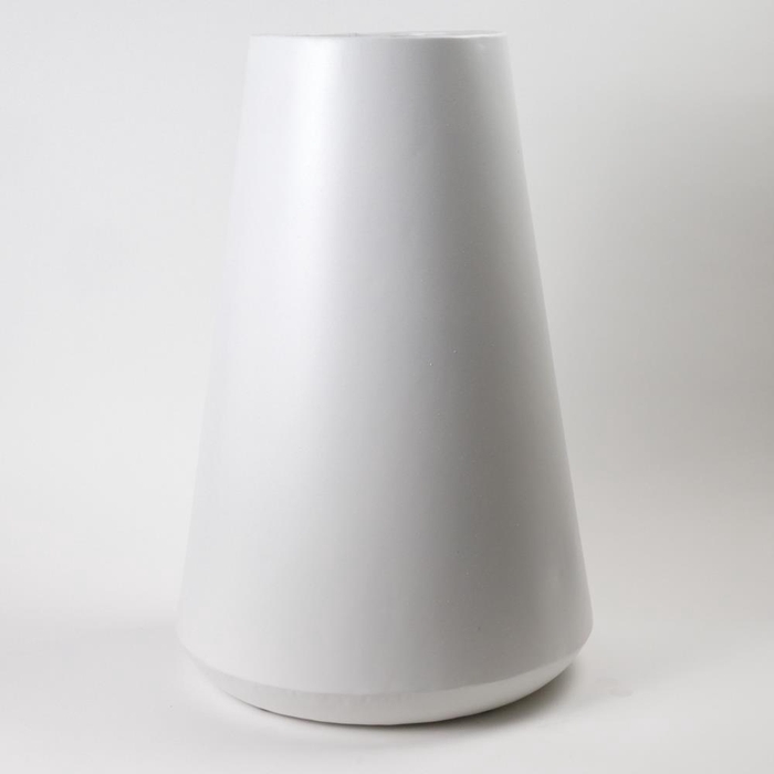 <h4>Vase Metal White Texture Ø40x8</h4>