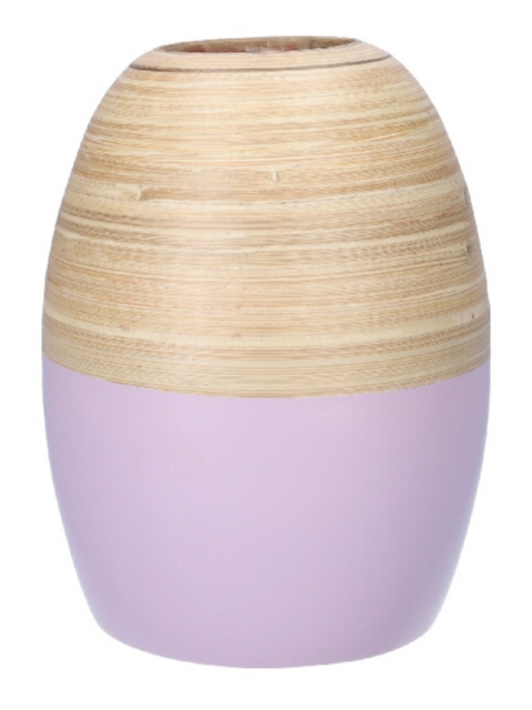 DF00-710831100 - Vase Mambu d6.3/13.5xh17.5 natural/lilac