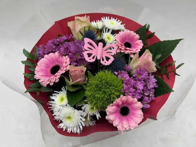 <h4>Boeket Biedermeier rose</h4>