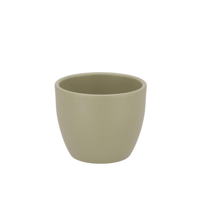 <h4>Ceramic Pistache Matt Pot 7x6cm</h4>