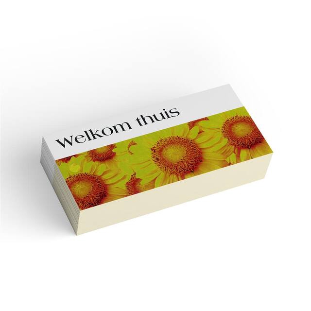 <h4>Bloemkaart stylish 06 welkom thuis-pakje 20 stuks</h4>