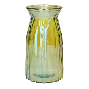 Vase Ruby2 d10/10.8xh20 yellow + pe