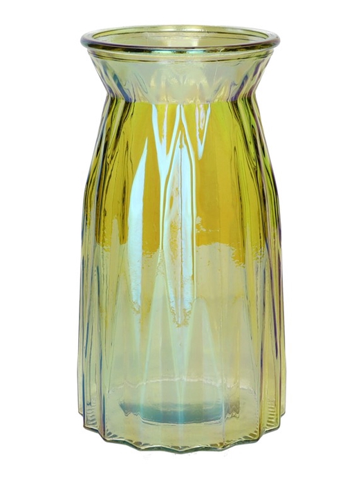 <h4>Vase Ruby2 d10/10.8xh20 yellow + pe</h4>