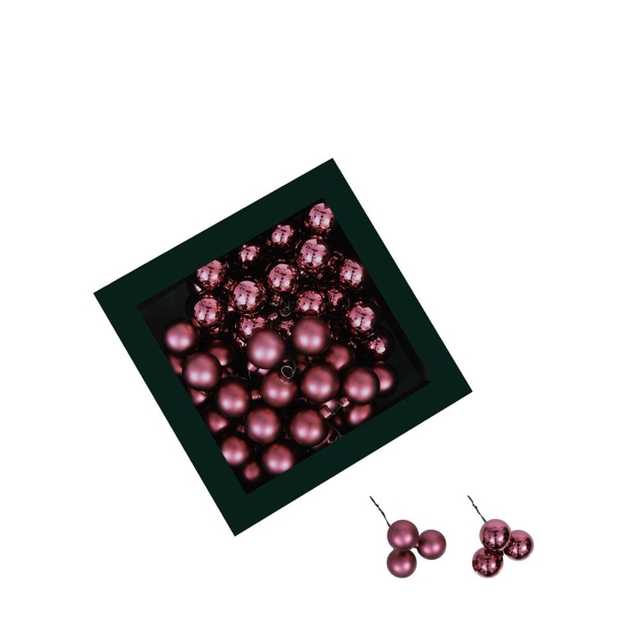 <h4>Kerstbal Bal/draad 25mm combi x144</h4>