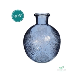 BOTTLE BOLOGNA  H.17 D13 DARK BLUE