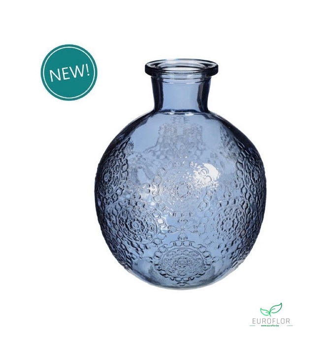 BOTTLE BOLOGNA  H.17 D13 DARK BLUE