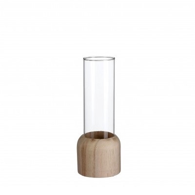 <h4>Glas Buis+voet d05*18cm</h4>