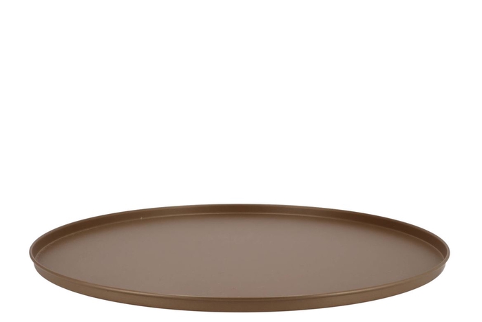 <h4>Coaster Matt Gold Tray Metal 56x56x2cm Nm</h4>