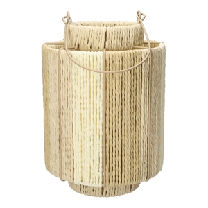 DF06-740480400 - Lantern Lunara d11/18xh24.5 white/natural