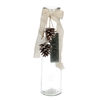 Kerst Deco fles kerstdagen d09*35cm