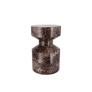 Sephora Wild Leopard Stool / Side Table 30x30x38cm