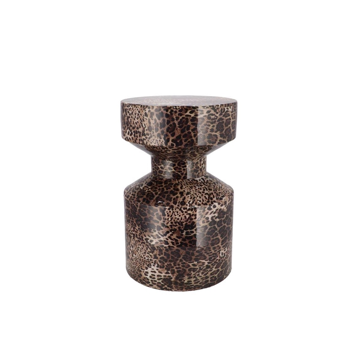 <h4>Sephora Wild Leopard Stool / Side Table 30x30x38cm</h4>