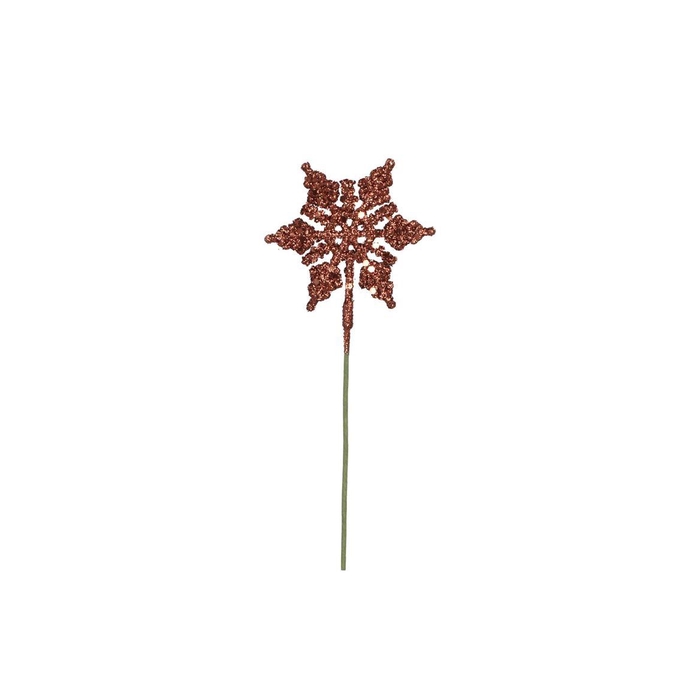 <h4>Pick Shine Snowflake Scottish Copper 25cm Per 24</h4>