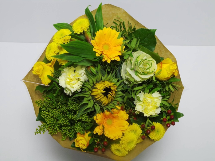 <h4>Bouquet biedermeier kim large yellow</h4>