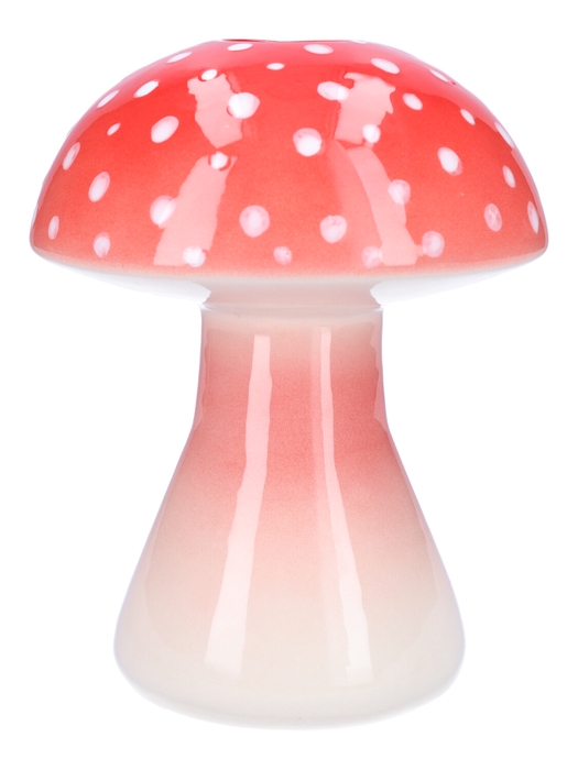 <h4>DF00-665481400 - Vase Champignon1 d4/16xh20.5 red</h4>